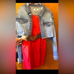 Iz Byer Strapless  Dress